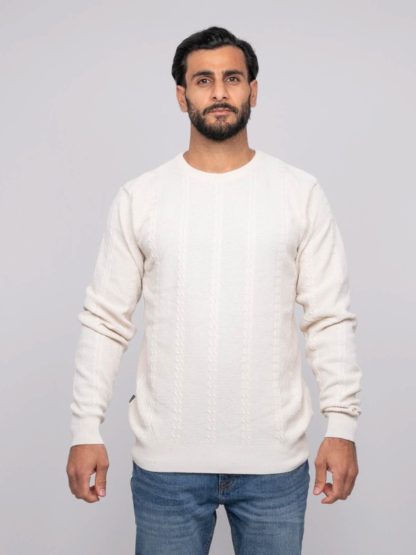 Pull torsade AMOROL - Beige