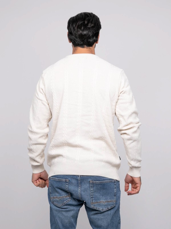 Pull torsade AMOROL - Beige