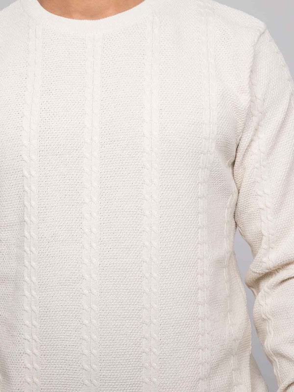 Pull torsade AMOROL - Beige