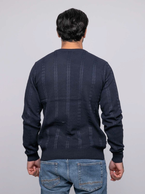 Pull torsade AMOROL - Bleu...