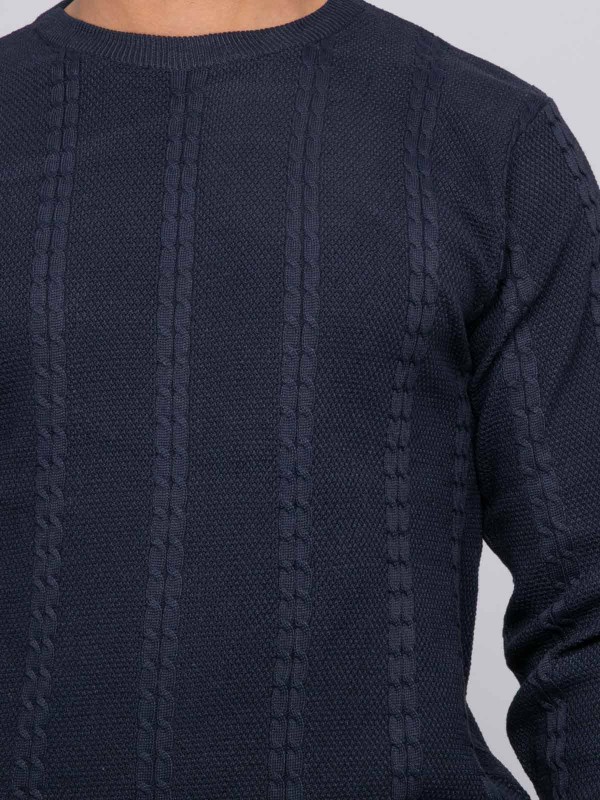 Pull torsade AMOROL - Bleu...