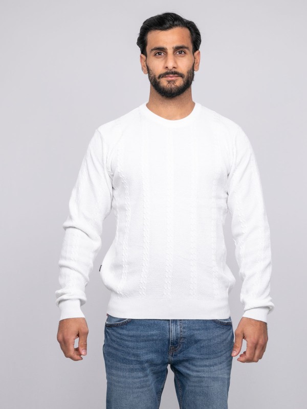 Pull torsade AMOROL - Ecru