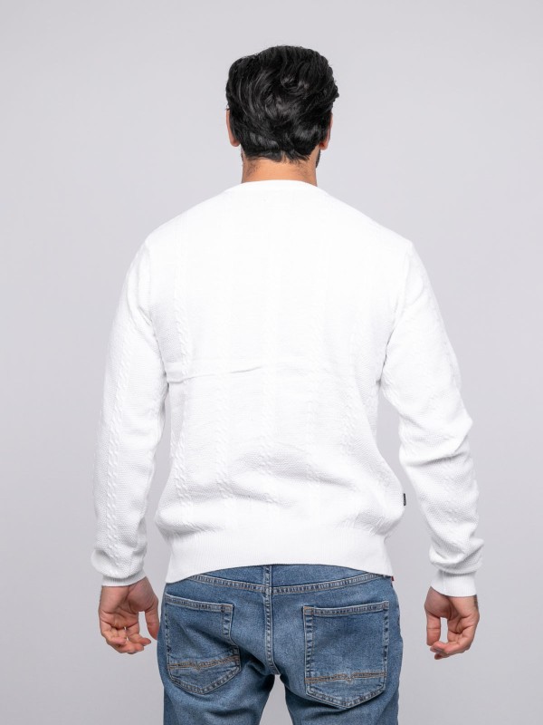 Pull torsade AMOROL - Ecru