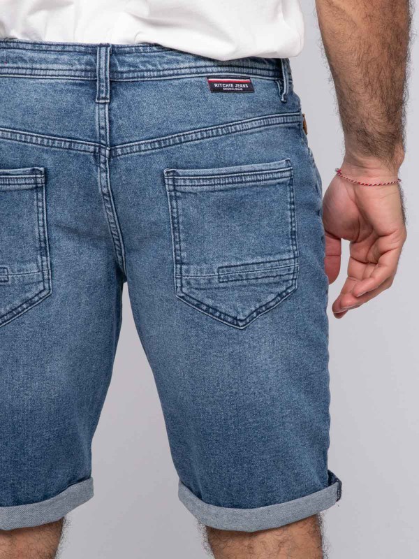 Bermuda denim BADIM - Bleu
