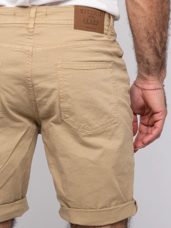 Bermuda 5 poches BAOS - Beige