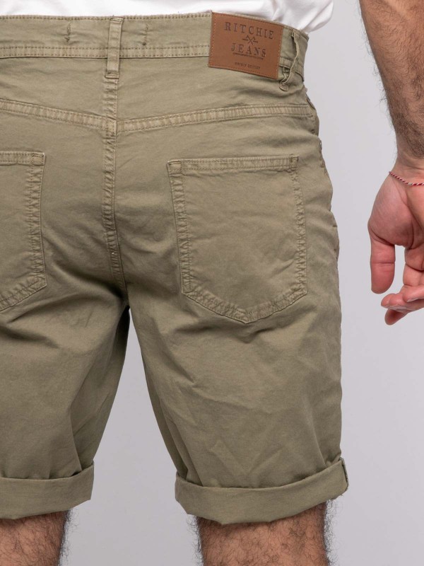 Bermuda 5 poches BAOS - Kaki