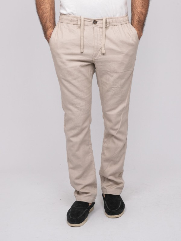 Pantalon chino CORTUDO - Beige
