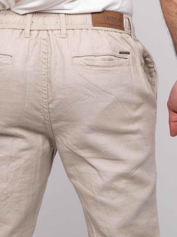Pantalon chino CORTUDO - Beige