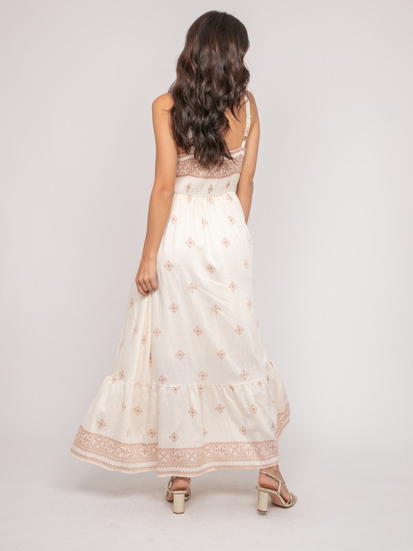 Robe longue bretelles avec...