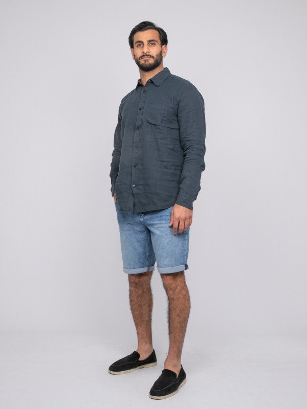 Chemise en lin DALAMO -...