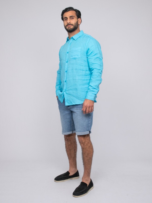 Chemise en lin DALAMO -...