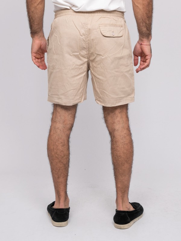 Short coton CASSIS - Beige