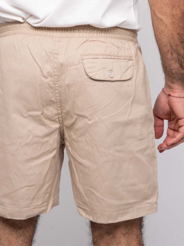 Short coton CASSIS - Beige