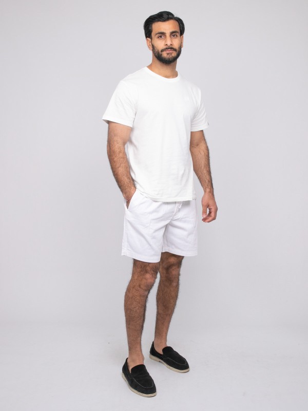 Short coton CASSIS - Blanc