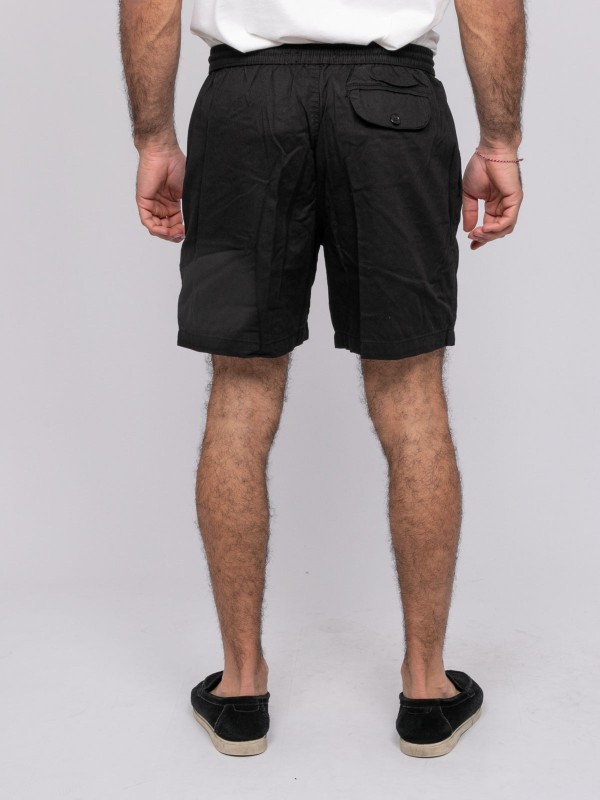 Short coton CASSIS - Noir
