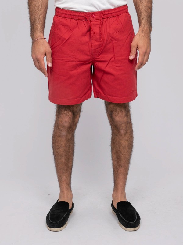 Short coton CASSIS - Rouge