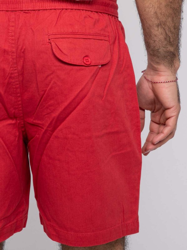 Short coton CASSIS - Rouge