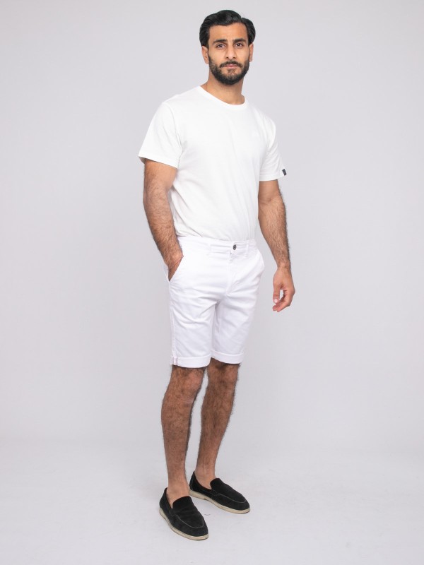 Bermuda chino BOLSTER - Blanc