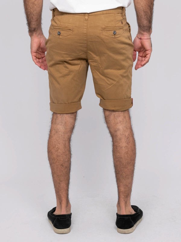 Bermuda chino BOLSTER - Cognac