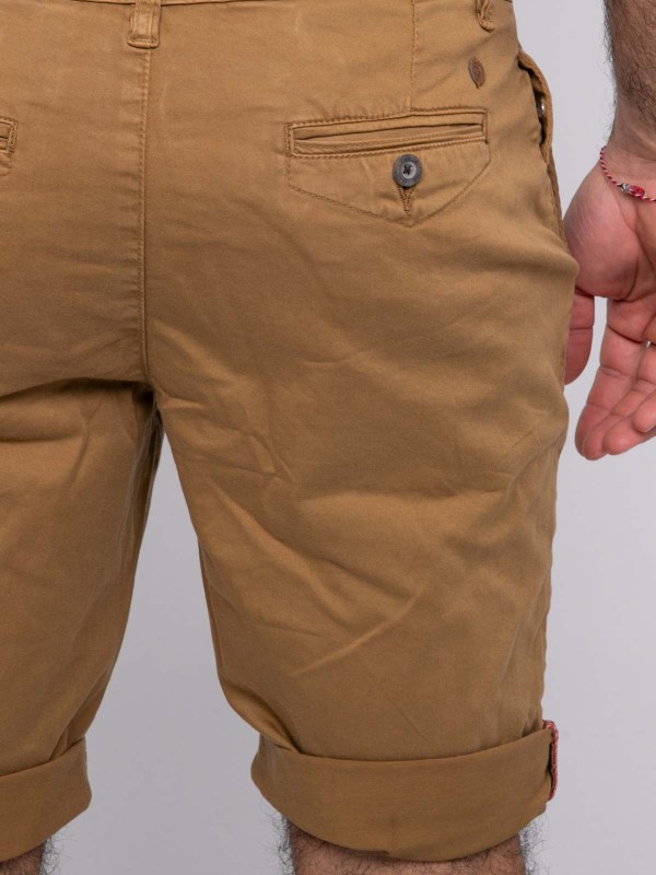 Bermuda chino BOLSTER - Cognac