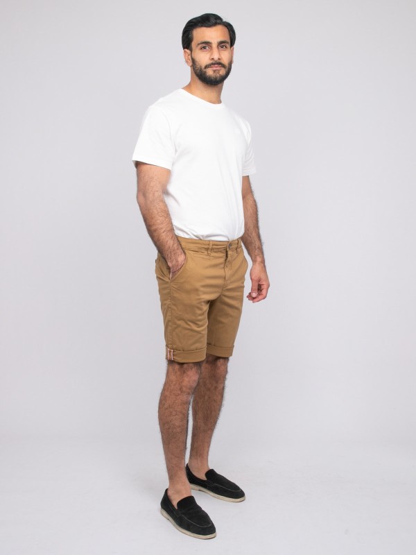 Bermuda chino BOLSTER - Cognac