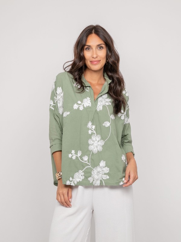 Blouse manches longues...