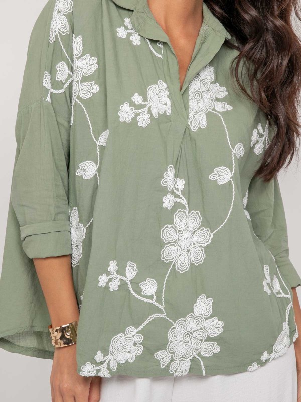 Blouse manches longues...