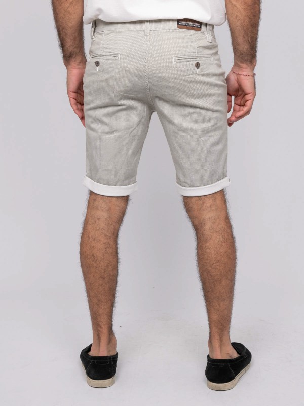 Bermuda chino BODELTA - Ecru
