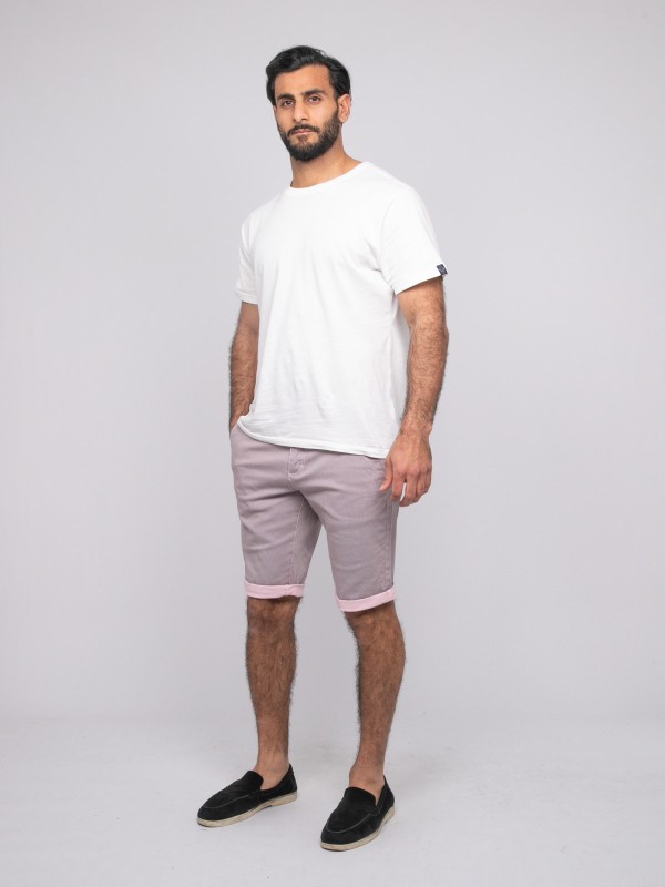 Bermuda chino BODELTA - Rose