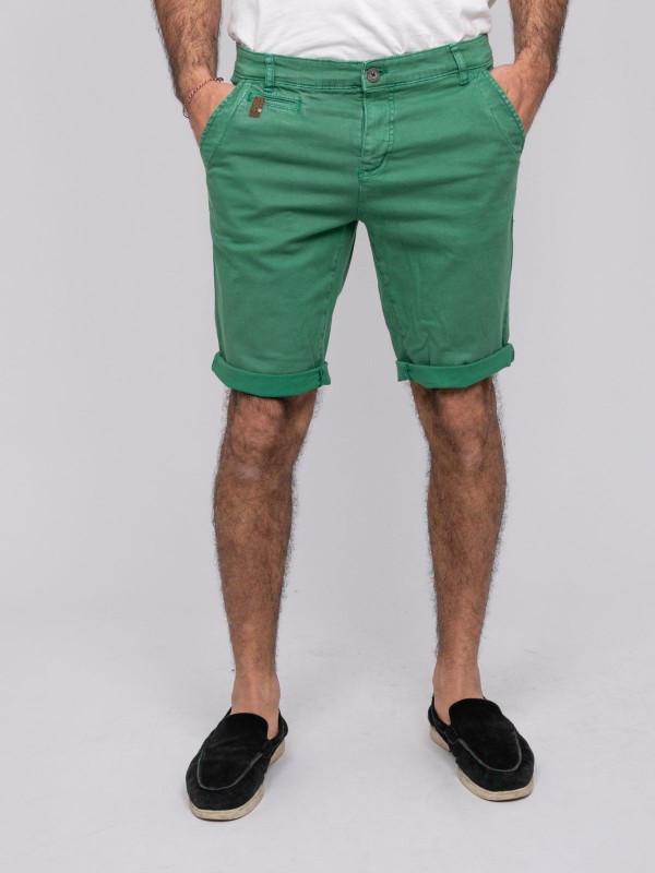 Bermuda chino BODELTA - Vert