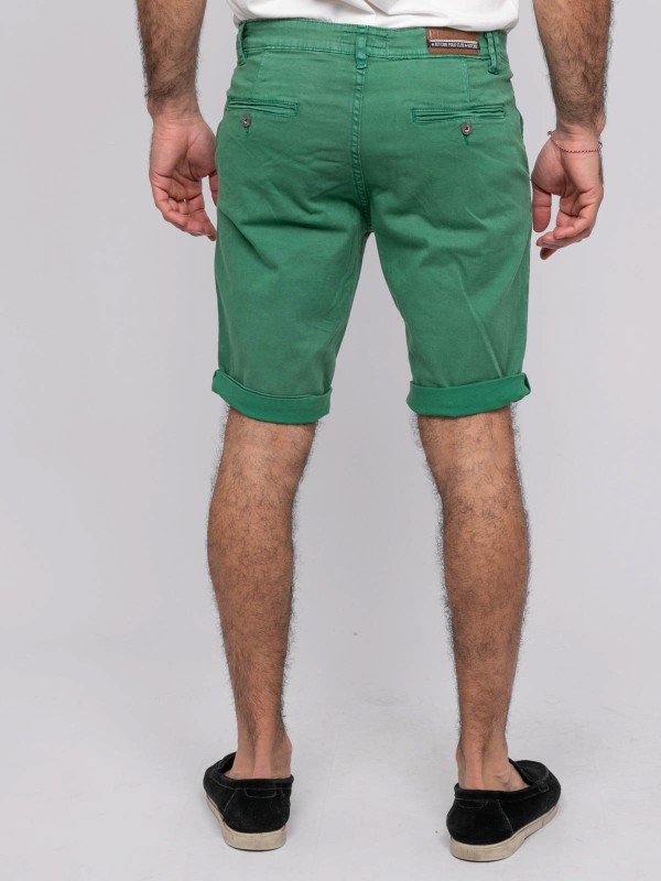 Bermuda chino BODELTA - Vert