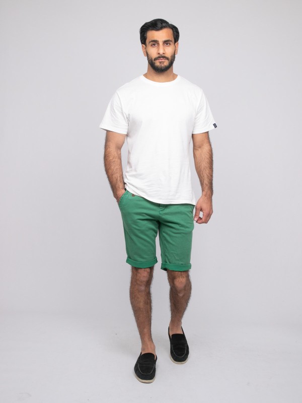 Bermuda chino BODELTA - Vert