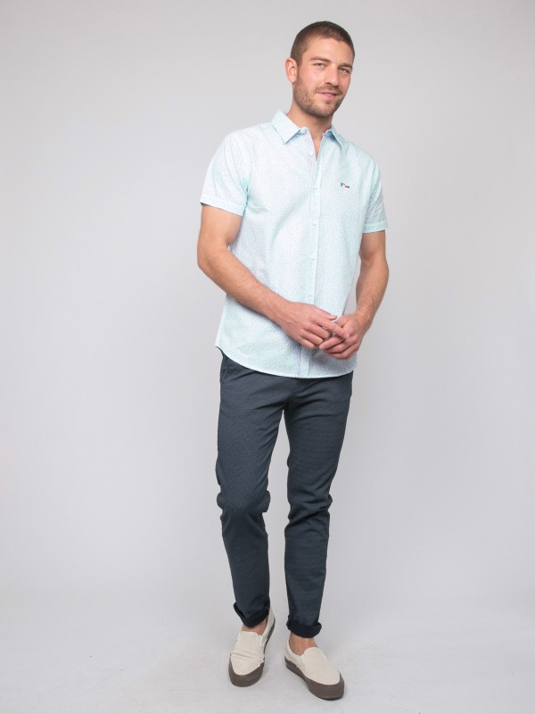 Chemise manches courtes...