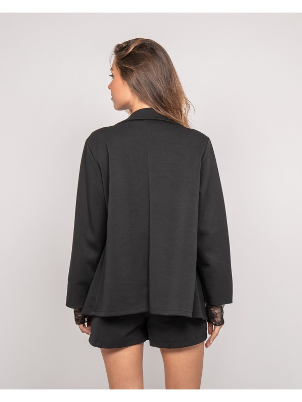 Blazer molleton UNORA - Negro