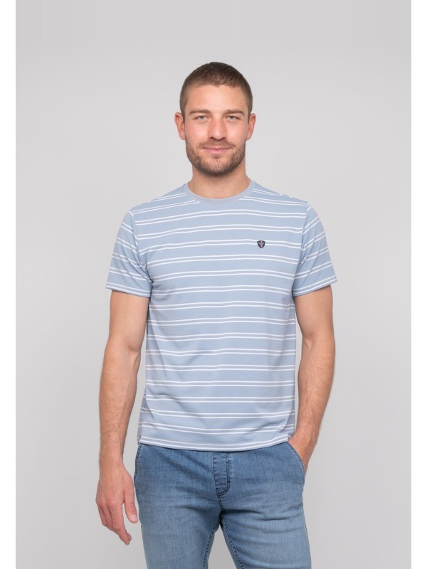 T-shirt fines rayures...