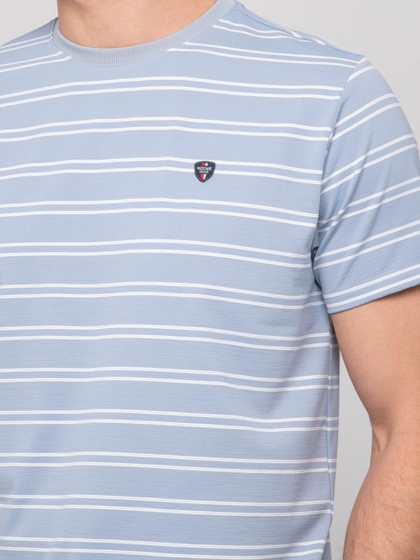 T-shirt fines rayures...