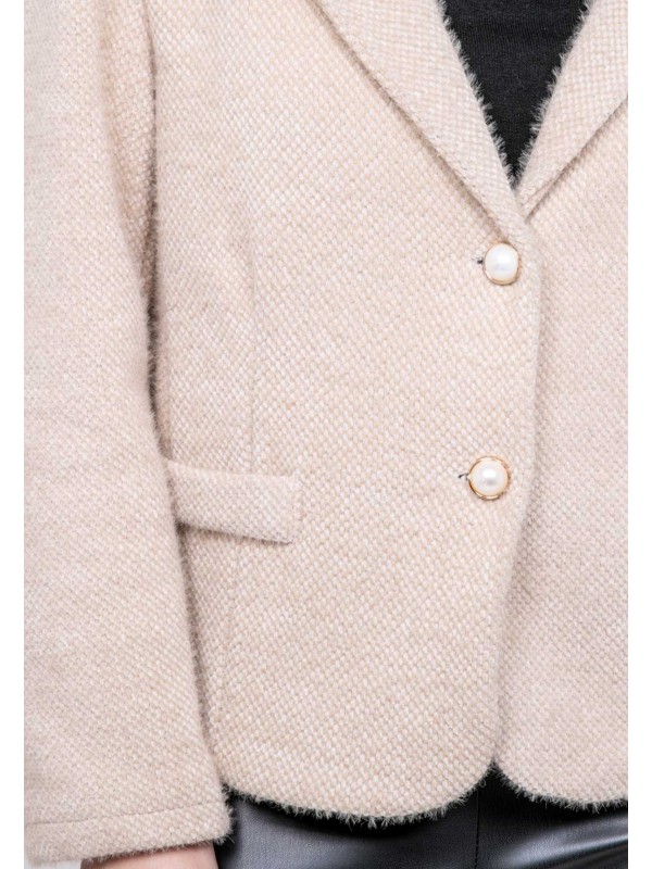Blazer texturé URTA - Beige