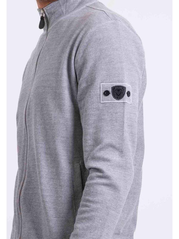 Sweat zippé col montant...