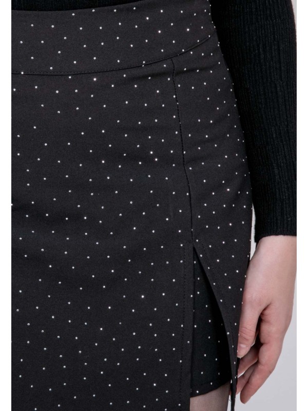 Jupe short à strass XILENA...