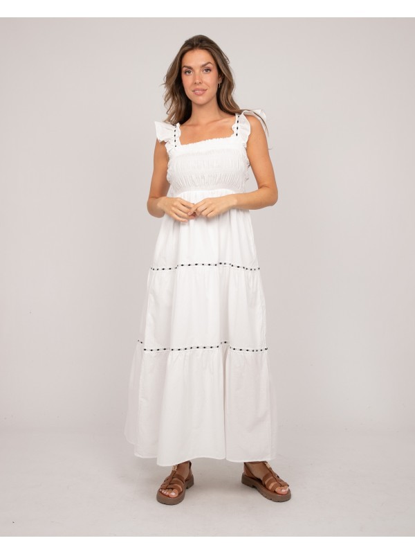 Robe longue bohème bustier...