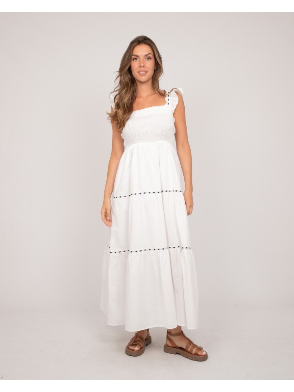 Robe longue bohème bustier...