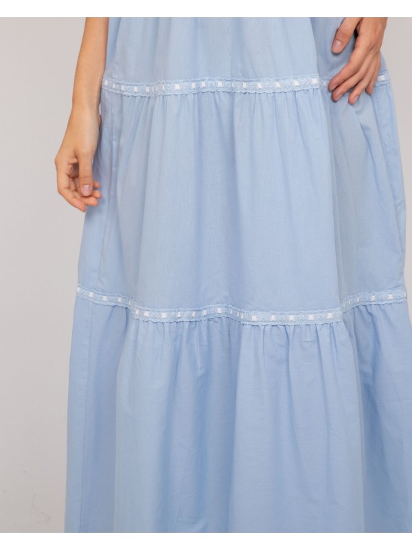 Robe longue bohème bustier...
