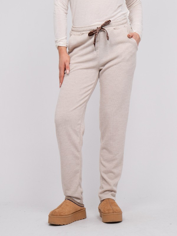 Pantalon jogging maille...