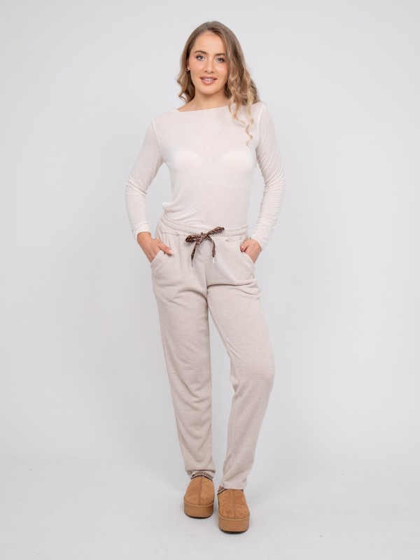 Pantalon jogging maille...