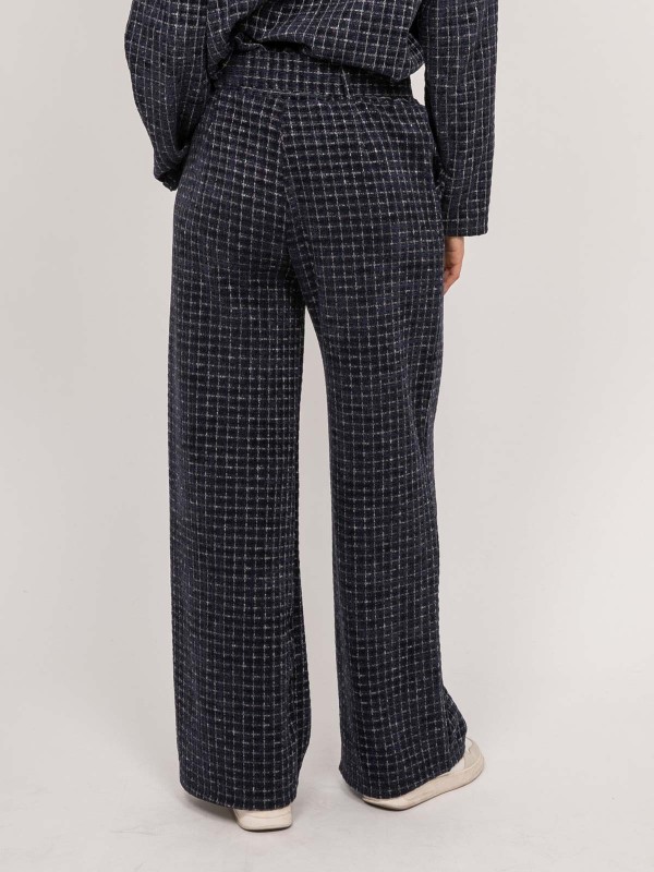 Pantalon large carreaux...
