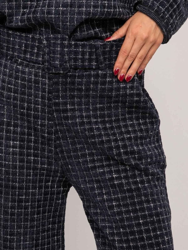 Pantalon large carreaux...