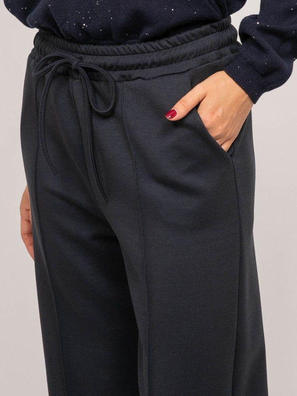 Pantalon large maille ENEZA...
