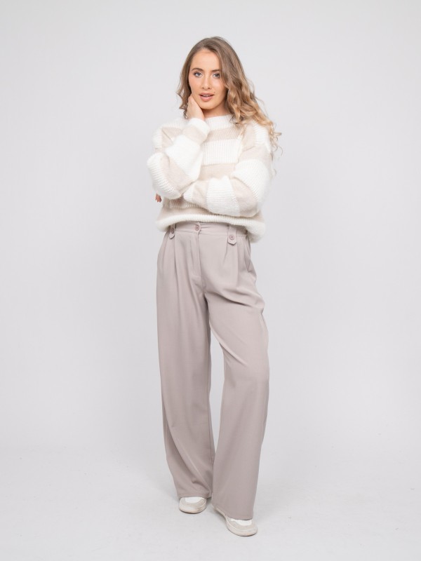 Pantalon large pinces...