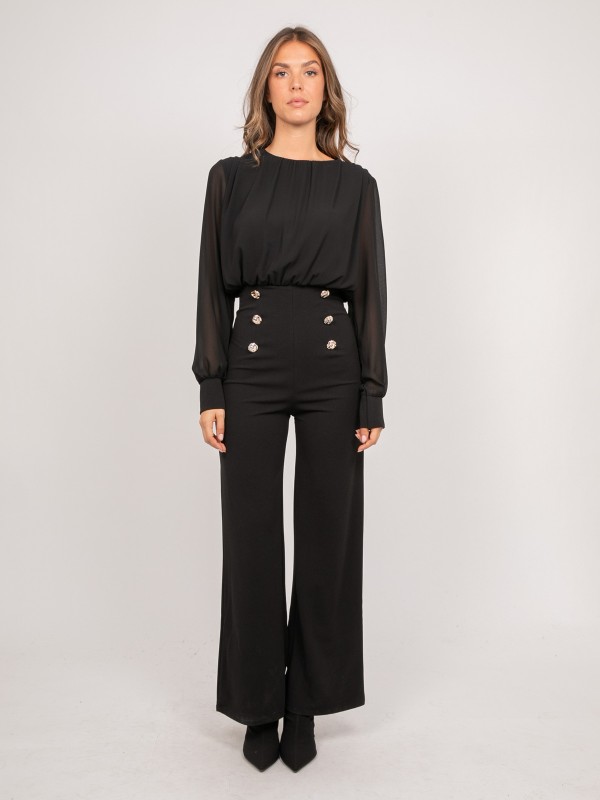 Combinaison pantalon large...