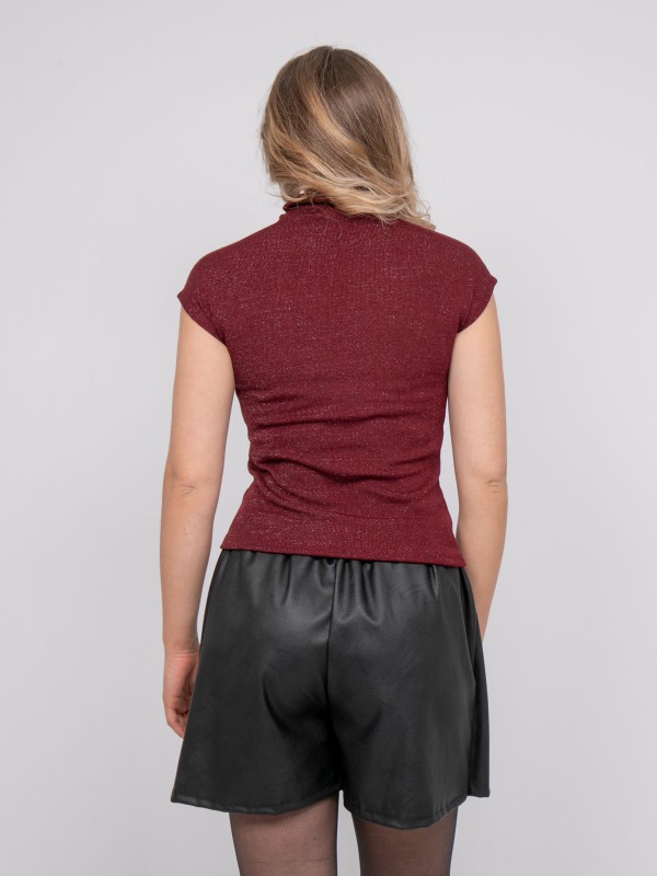 Top lurex col montant FADEL...